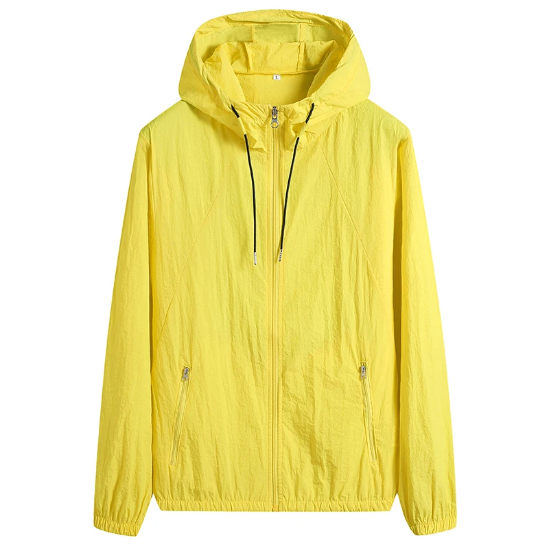 Crew Clothing Summer Jacket - เสื้อผ้าป้องกันแสงแดดสำหรับผู้ชายในฤดูร้อนน้ำหนักเบาระบายอากาศได้ดีมีฮู้ดแห้งเร็วเสื้อแจ็คเก็ตตกปลาป้องกันรังสีอัลตราไวโอเลตเสื้อคลุมกันแดด
