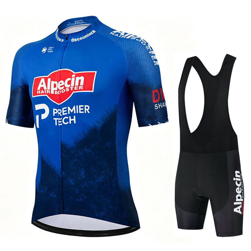 Summer Clothing Sale Men - Alpecin Pro ขี่จักรยาน Jersey ชุดผู้ชายกางเกงขาสั้นจักรยานแขนสั้น Bicicleta