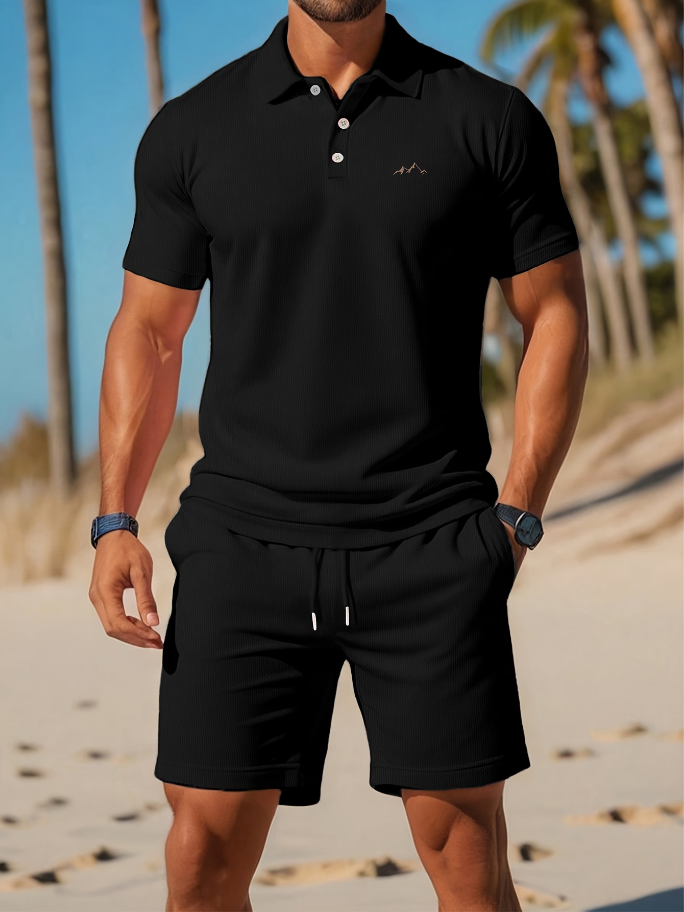 Summer Clothing Patterns - ชุดโปโลชายฤดูร้อนปี 2026 - ลายพิมพ์ 3 มิติ