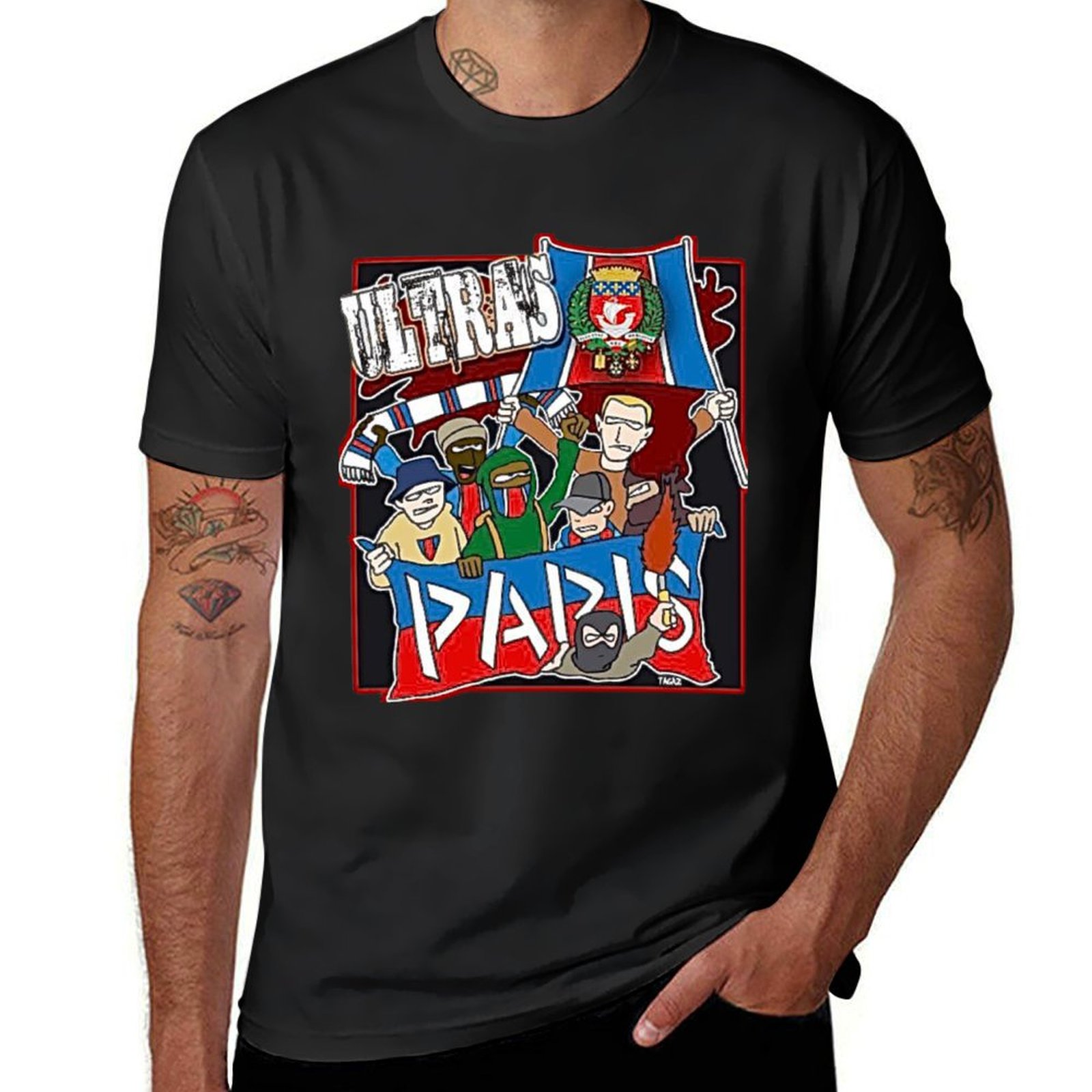 Summer Clothing In Paris - เสื้อยืด ultras Paris เสื้อยืดสวยงามสำหรับผู้ชาย, เสื้อเสื้อยืดผู้หญิงแฟชั่นขนาดใหญ่พิเศษแห้งเร็ว