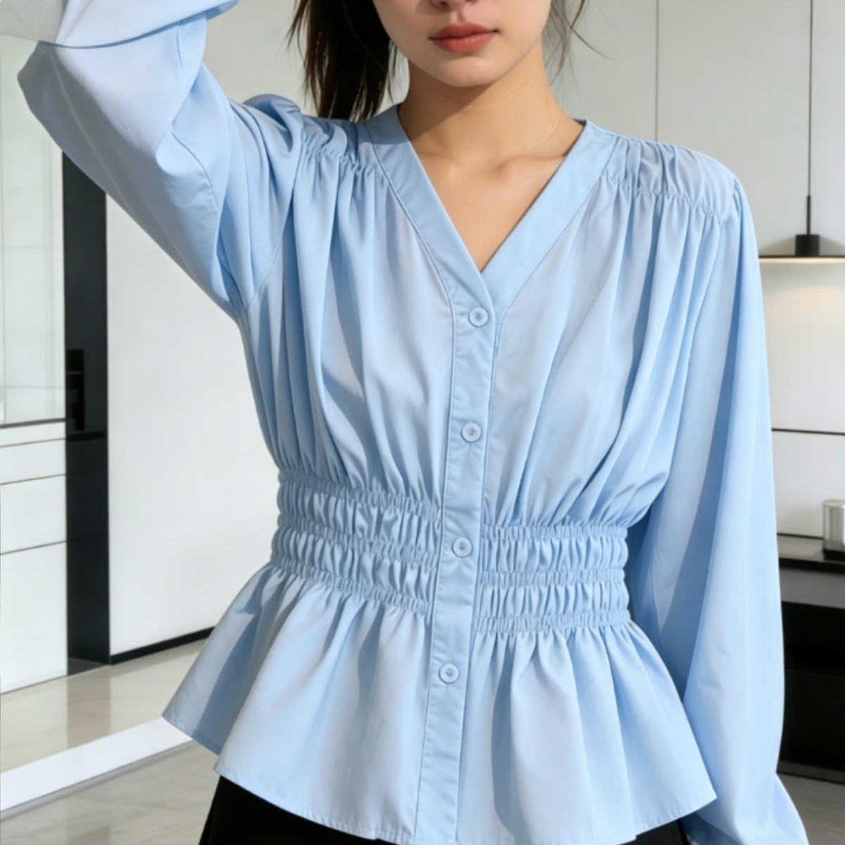 เสื้อเชิ้ตและเสื้อเบลาส์สำหรับ - Summer Clothing In French บทวิจารณ์และราคา