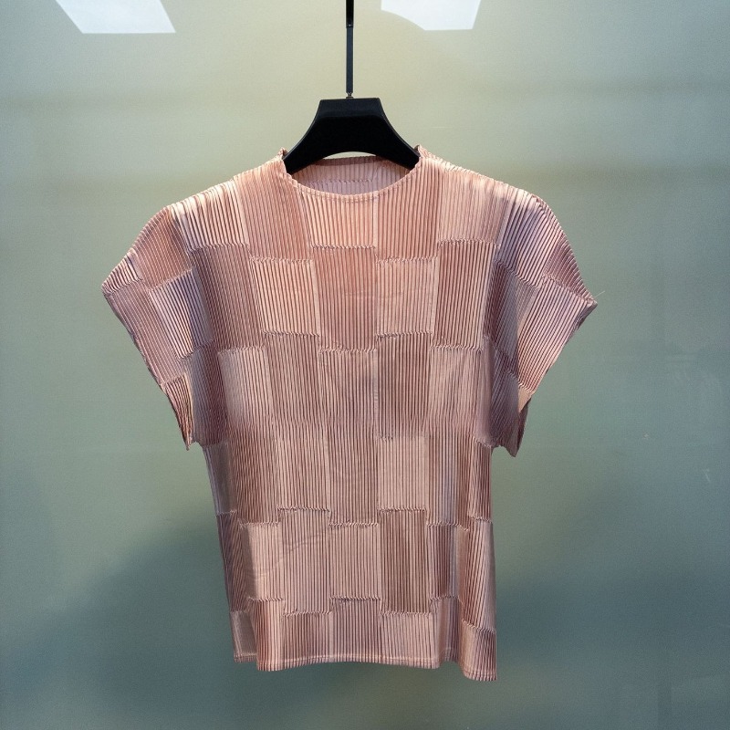 มิยาเกะเสื้อยืดแขนสั้นจีบ 2026 - Summer Clothing In French บทวิจารณ์และราคา