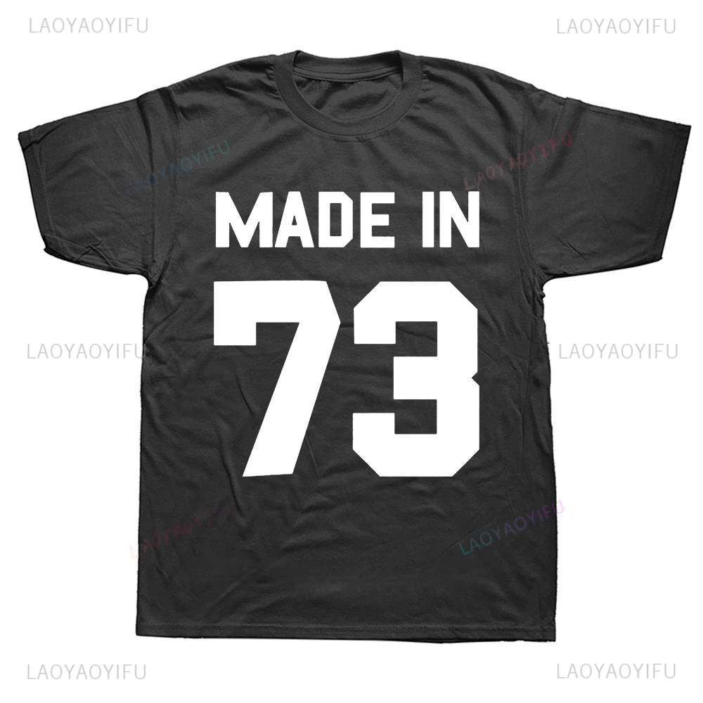 เสื้อยืด1973ลายกราฟิกสุดคลาสสิ - Summer Clothing Sale Men บทวิจารณ์และราคา