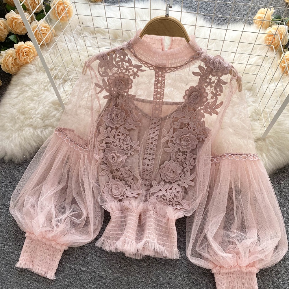 2 ชิ้น/เซ็ตลูกไม้พัฟเสื้อแขนยา - Summer Clothing Vintage บทวิจารณ์และราคา