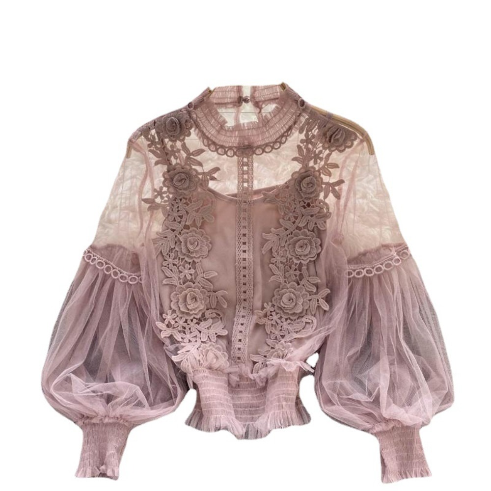2 ชิ้น/เซ็ตลูกไม้พัฟเสื้อแขนยา - Summer Clothing Vintage บทวิจารณ์และราคา