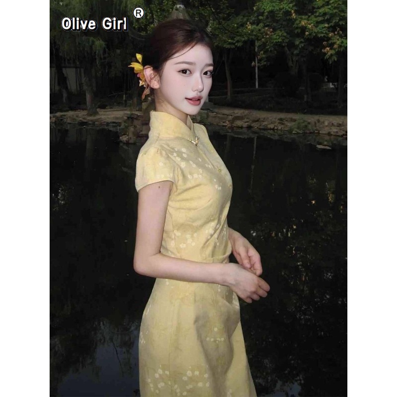 ชุดกี่เพ้าแบบปรับปรุงใหม่ ปี 2 - Summer Clothing Young Women บทวิจารณ์และราคา