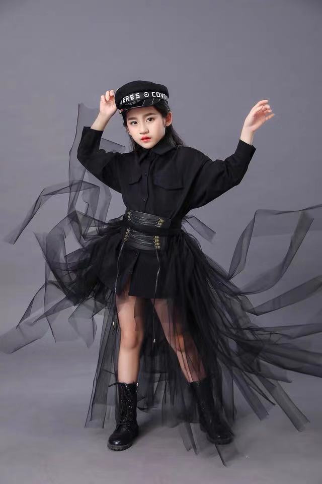 ชุดสูทสีดําสําหรับเด็กผู้หญิงร - Summer Clothing For Girls บทวิจารณ์และราคา