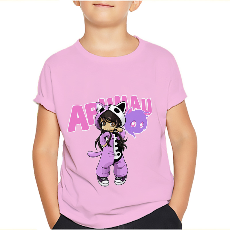 Aphmau meows เสื้อยืดแมวลายการ - Summer Clothing Newborn บทวิจารณ์และราคา