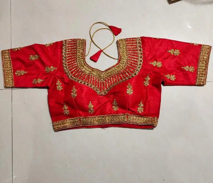 แบบดั้งเดิมอินเดีย Sari Top ผู - Summer Clothing India บทวิจารณ์และราคา