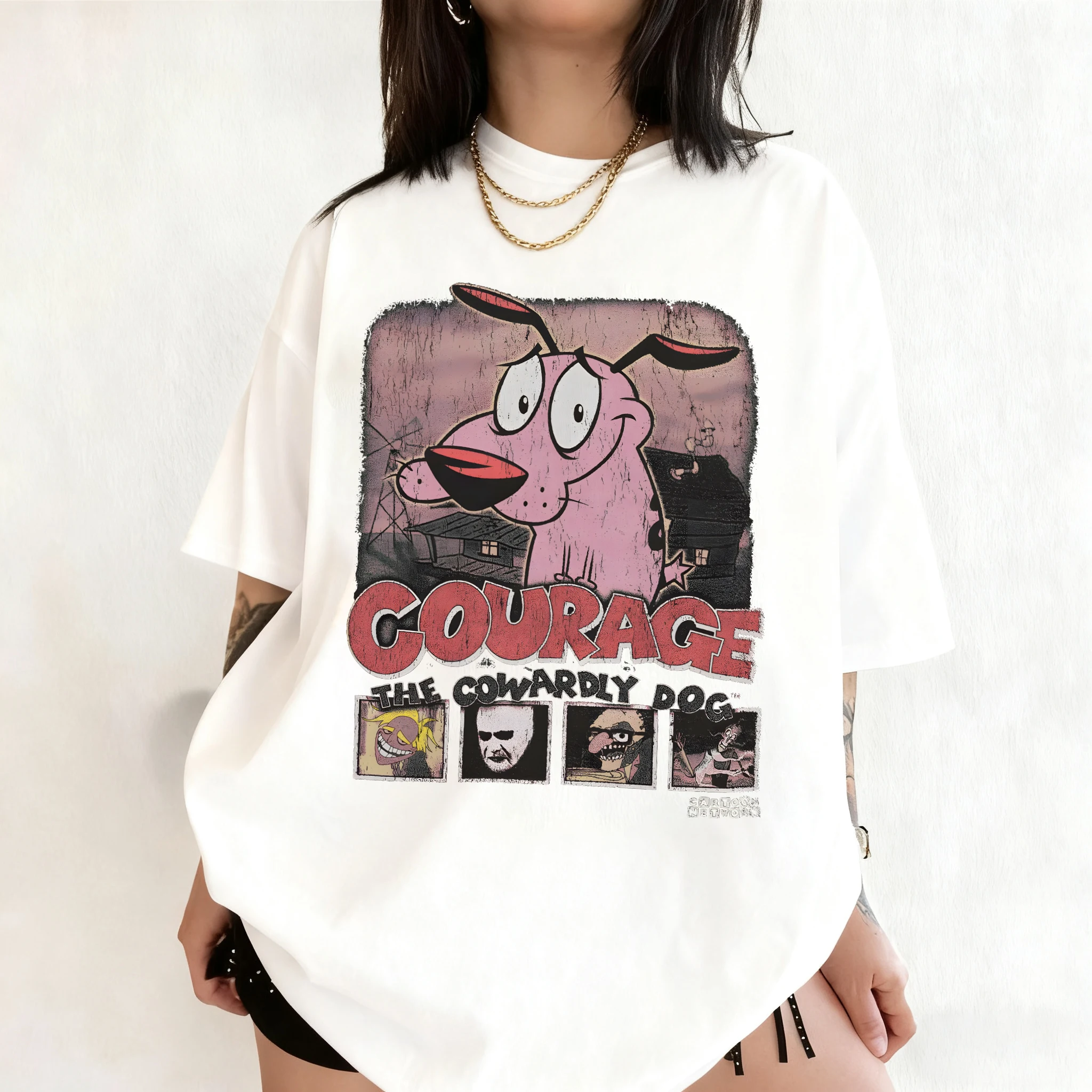 เสื้อยืดแขนสั้นลายการ์ตูน Summ - Summer Clothing Vintage บทวิจารณ์และราคา