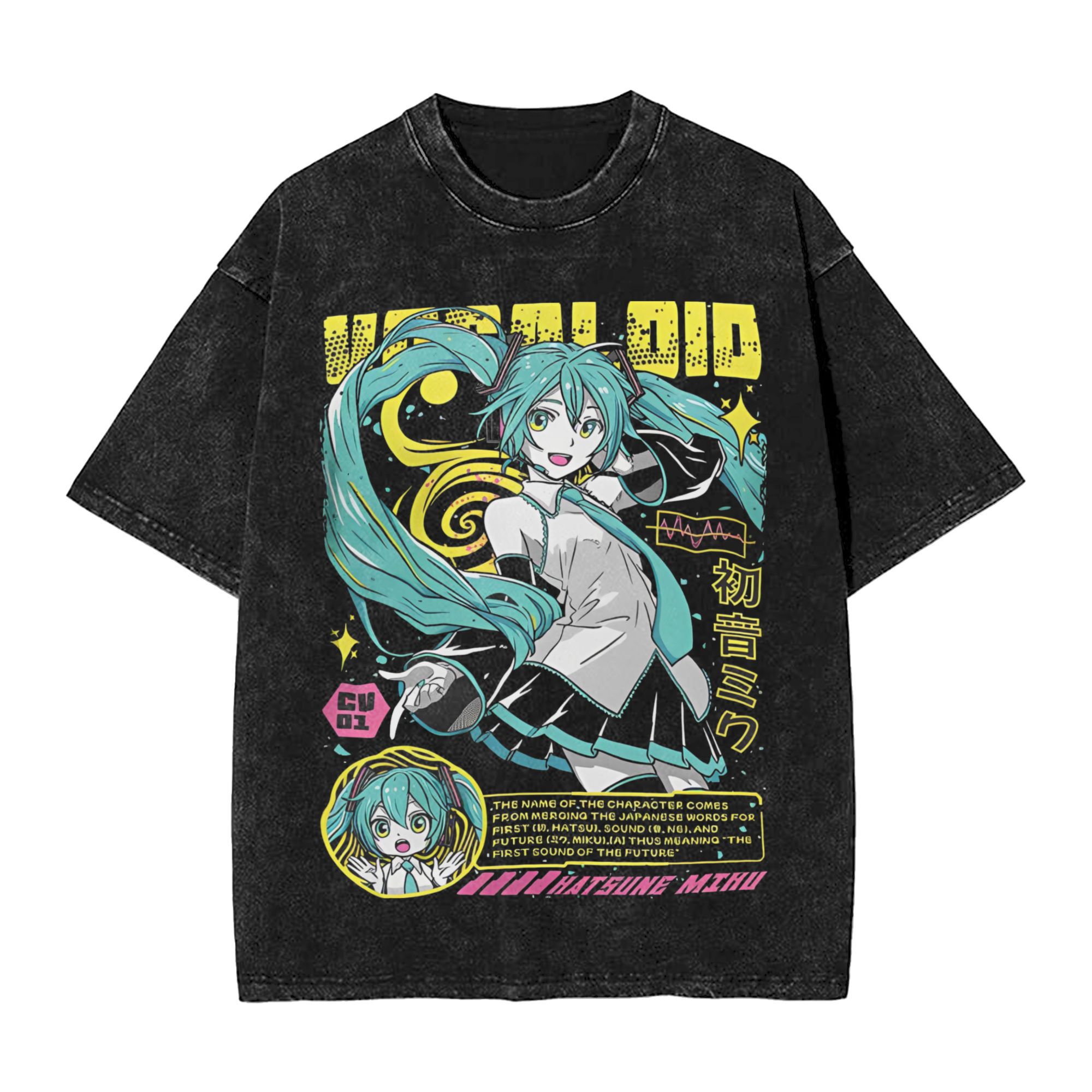 เสื้อยืดลายกราฟิก Hatsune Miku - Japanese Summer Clothing Men บทวิจารณ์และราคา