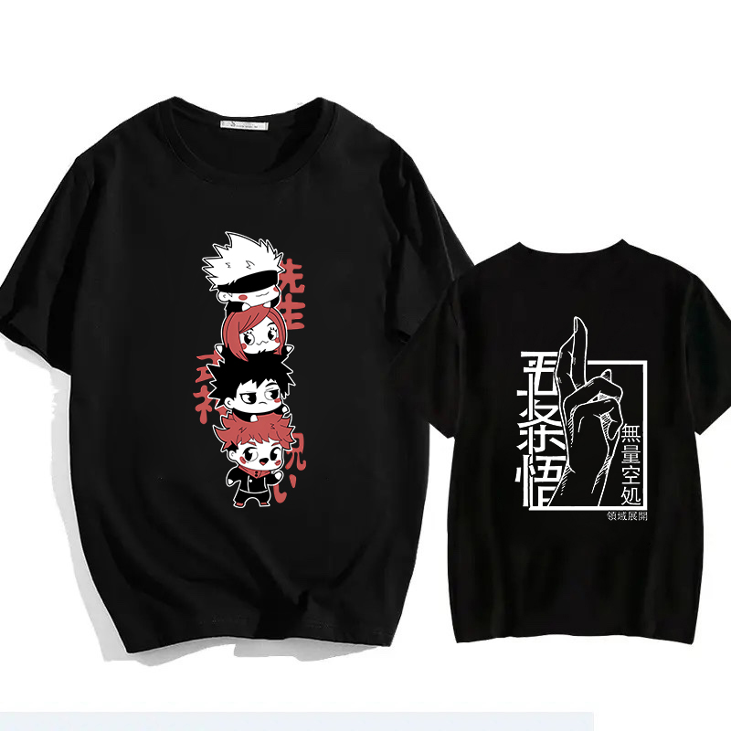 เสื้อยืดผ้าฝ้ายแท้ลายอนิเมะ จู - Summer 2026 Kids Clothing บทวิจารณ์และราคา