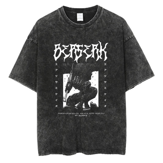 เสื้อยืดลายอนิเมะญี่ปุ่น Berse - Japanese Summer Clothing Men บทวิจารณ์และราคา