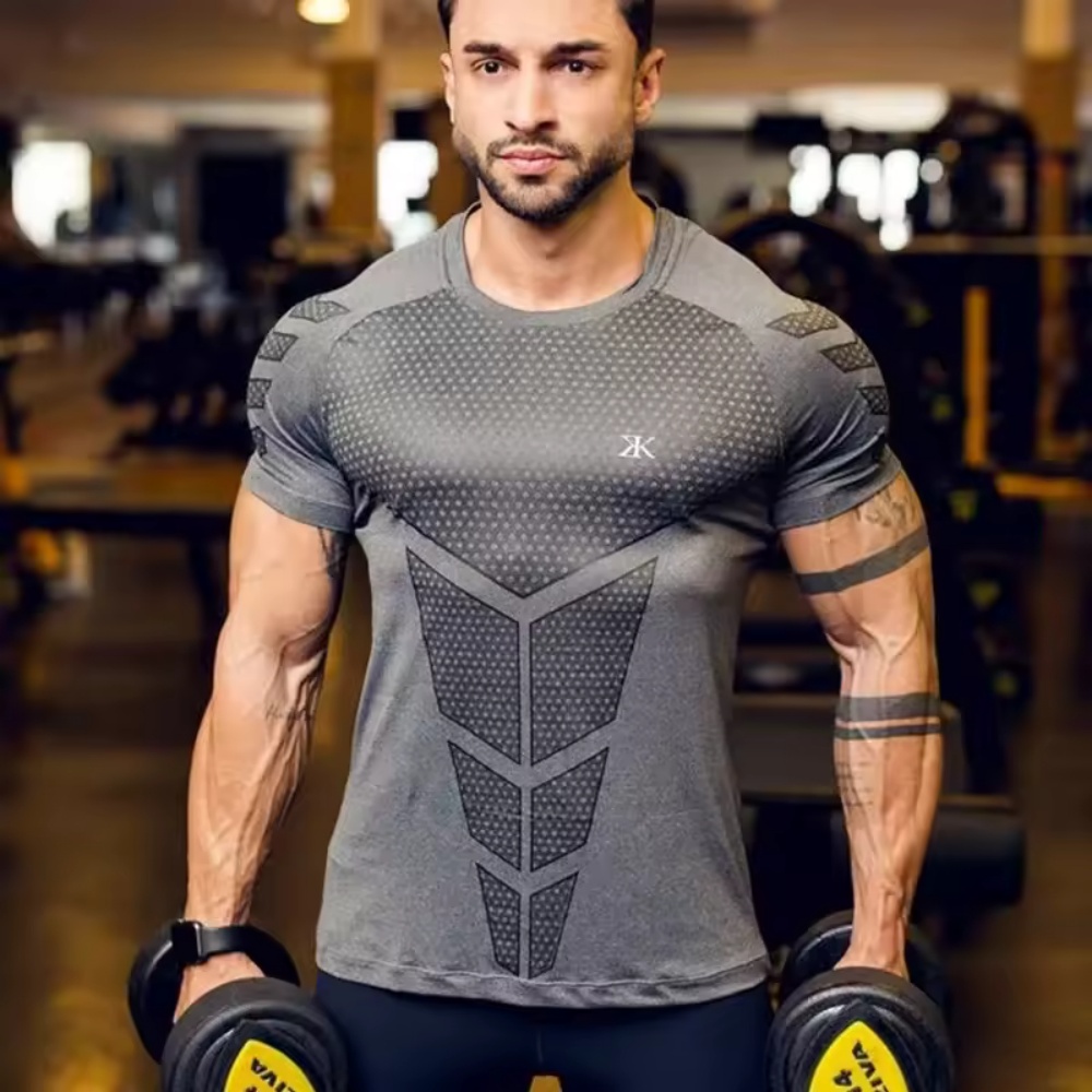 2025 ชายวิ่งกีฬาเสื้อยืดการฝึก - Summer Clothing Men 2025 บทวิจารณ์และราคา