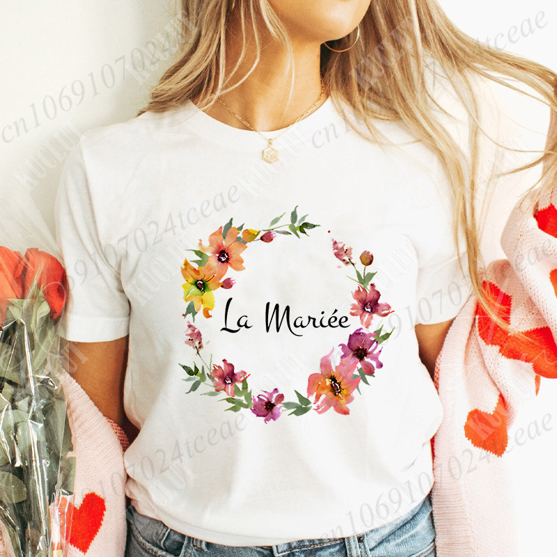 เสื้อยืดงานแต่งงานสำหรับเจ้าสา - Summer Clothing In French บทวิจารณ์และราคา