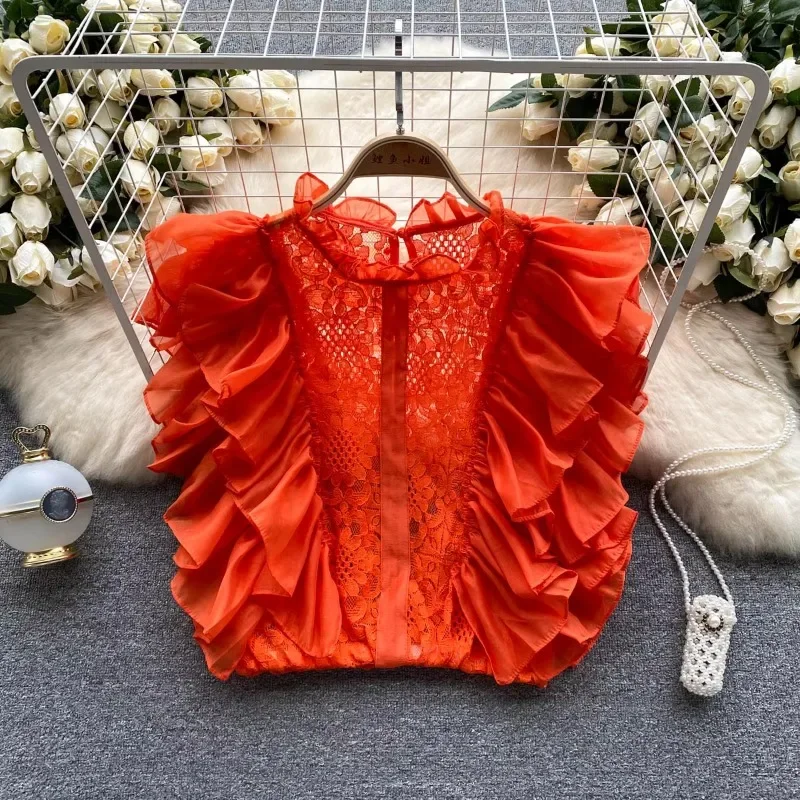 Vintage Elegant Laceกลีบแขนเสื - Summer Clothing In French บทวิจารณ์และราคา
