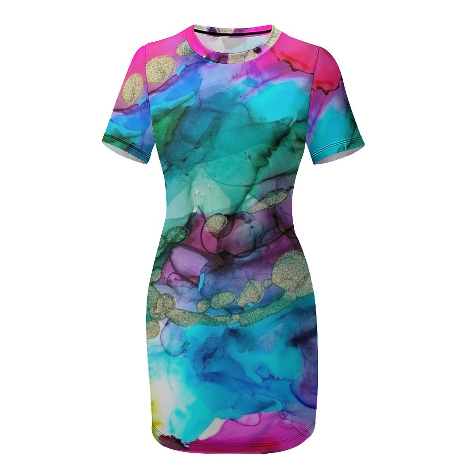 Alcohol Ink Abstract India Dre - Summer Clothing India บทวิจารณ์และราคา