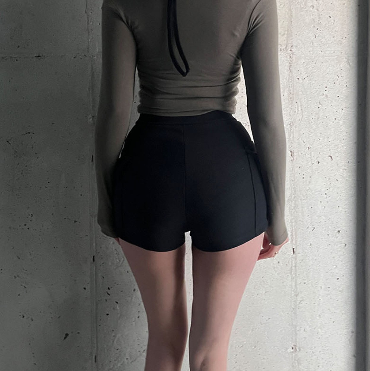กางเกงยีนส์ขาสั้นเอวสูงทรงเข้า - Summer Clothing Vintage บทวิจารณ์และราคา