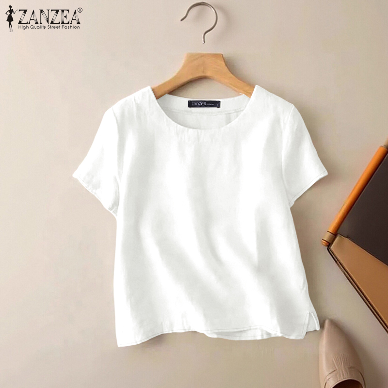 ZANZEA เสื้อผ้าฝ้ายลำลองสำหรับ - Summer Clothing Wear บทวิจารณ์และราคา