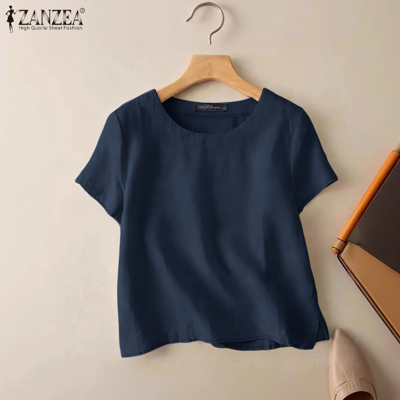 ZANZEA เสื้อผ้าฝ้ายลำลองสำหรับ - Summer Clothing Wear บทวิจารณ์และราคา