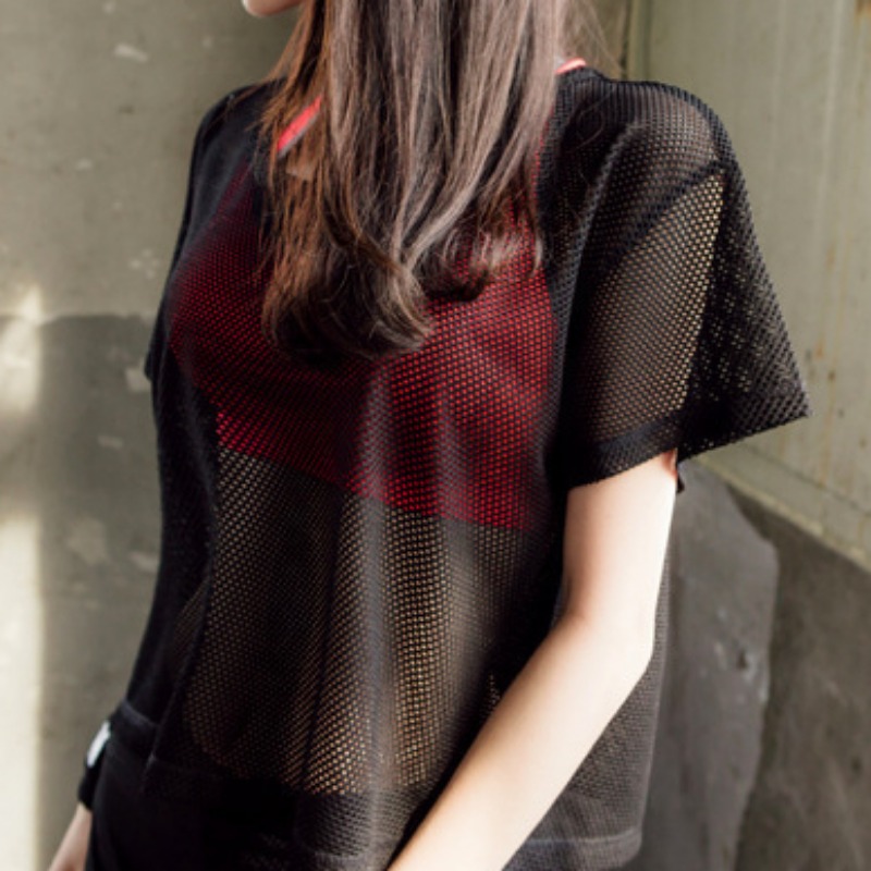 Hollow Out เสื้อยืดผู้หญิงฤดูร - Summer Clothing Young Women บทวิจารณ์และราคา