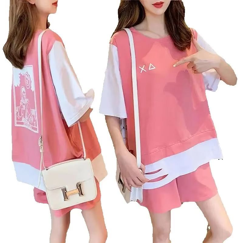 ชุดกีฬาลำลองผู้หญิงไซส์ใหญ่ 2  - Summer Clothing Wear บทวิจารณ์และราคา