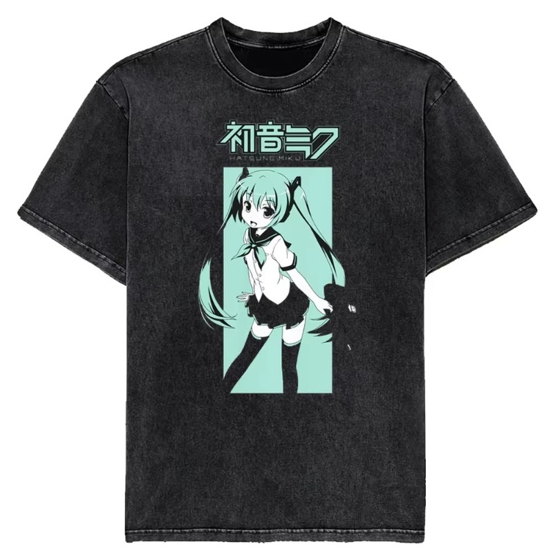 เสื้อยืดลายกราฟิก Hatsune Miku - Japanese Summer Clothing Men บทวิจารณ์และราคา
