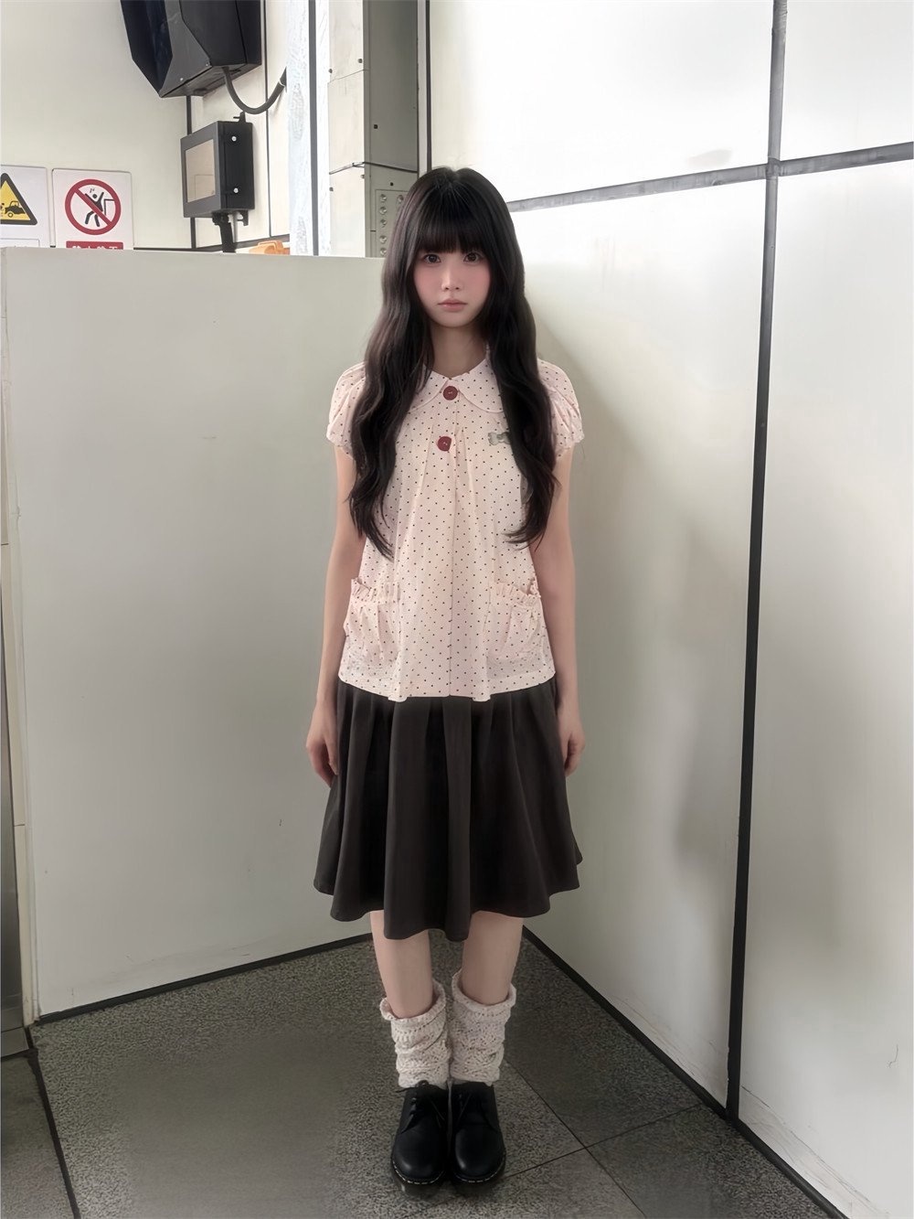 เสื้อเชิ้ตแขนสั้นลายจุดสไตล์วิ - Summer Clothing Vintage บทวิจารณ์และราคา