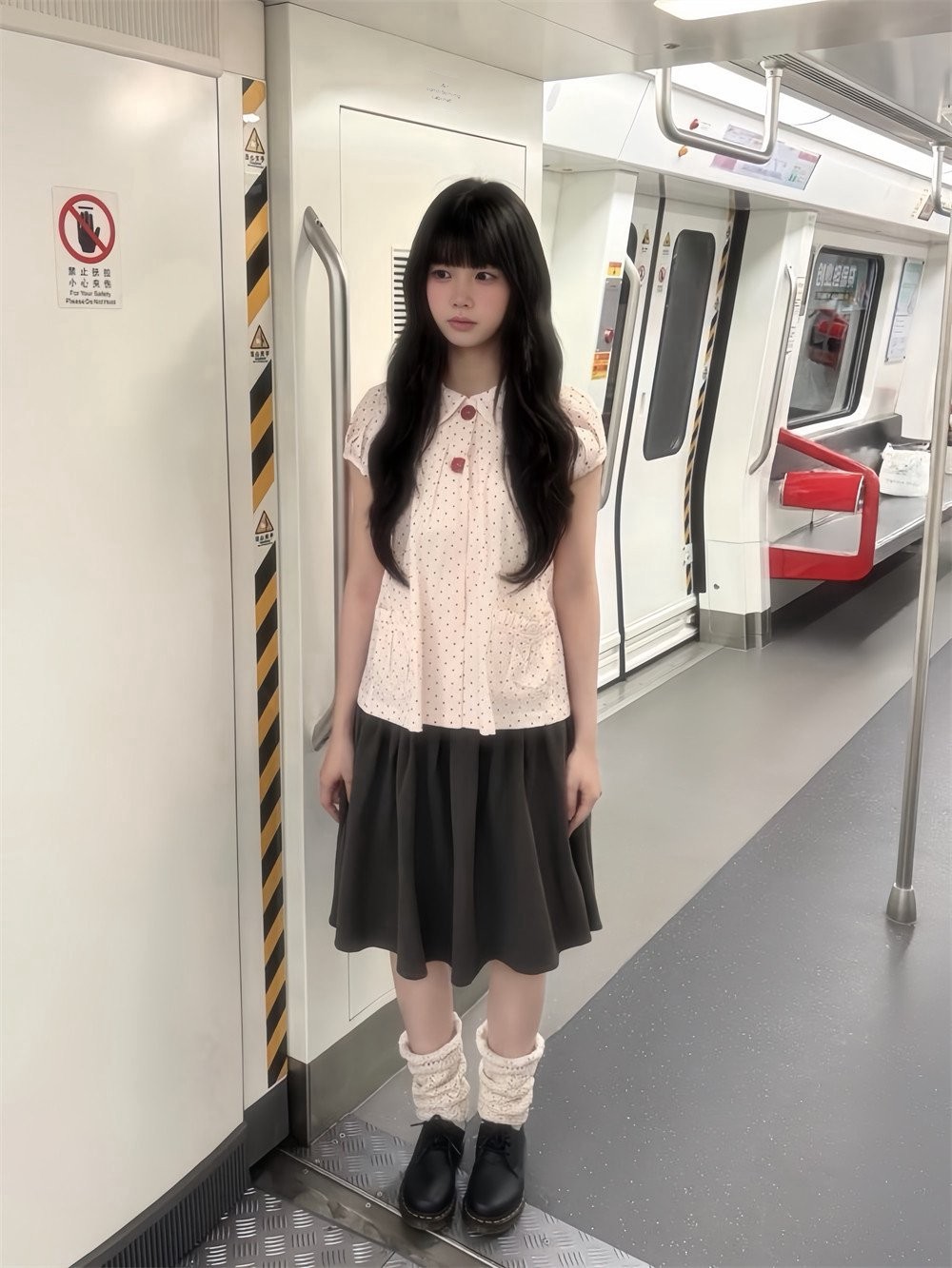 เสื้อเชิ้ตแขนสั้นลายจุดสไตล์วิ - Summer Clothing Vintage บทวิจารณ์และราคา