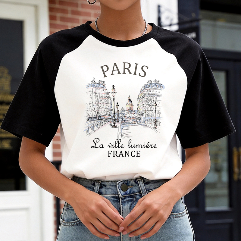 เสื้อยืดสไตล์เกาหลียุค 90s Y2k - Summer Clothing In Paris บทวิจารณ์และราคา