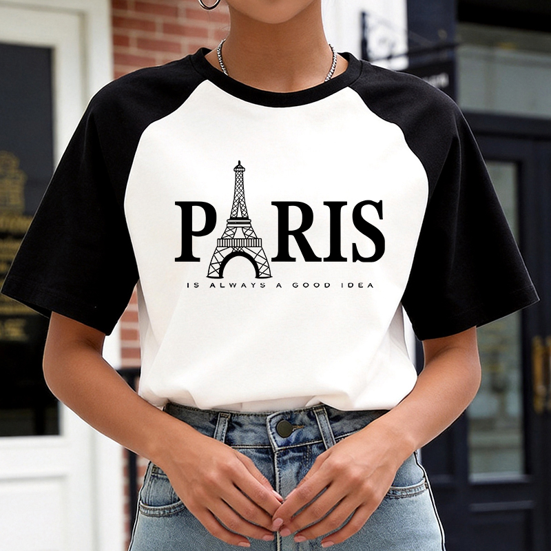 เสื้อยืดสไตล์เกาหลียุค 90s Y2k - Summer Clothing In Paris บทวิจารณ์และราคา