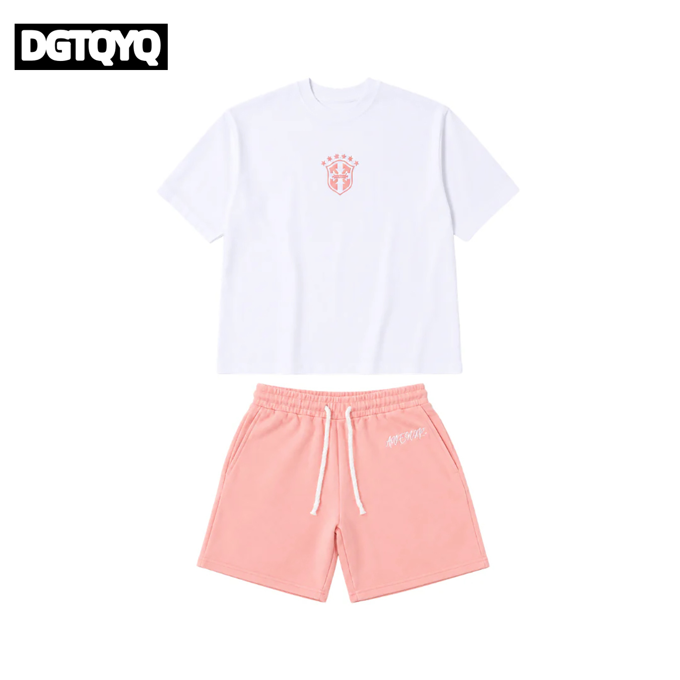 ชุดเซ็ตเสื้อยืดคอกลมพิมพ์ลายกั - Summer Clothing Petite บทวิจารณ์และราคา