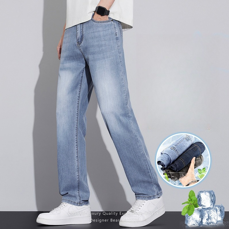 กางเกงยีนส์ผ้าไลโอเซลล์บางเบาส - Vintage Summer Clothing Brand บทวิจารณ์และราคา