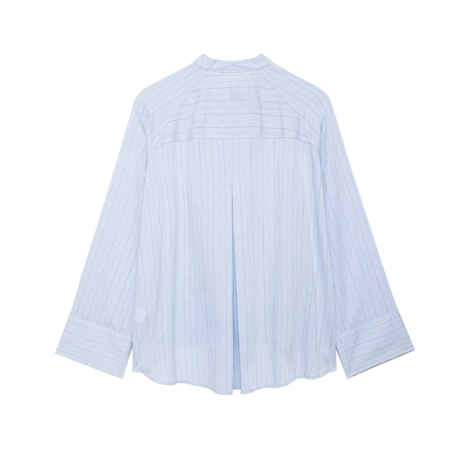 เสื้อเชิ้ตลายทางทรงเอ คอทรงกลม - Summer Clothing In French บทวิจารณ์และราคา