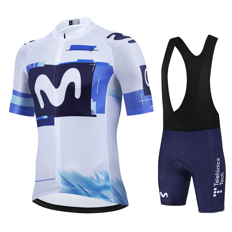 Movistar ทีม Pro ฤดูร้อนชุดขี่ - Summer Clothing Sale Men บทวิจารณ์และราคา