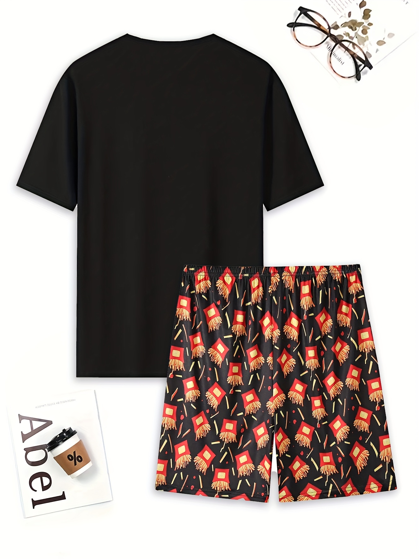 ชุดนอนลำลองพิมพ์ลายเฟรนช์ฟรายส - Summer Clothing In French บทวิจารณ์และราคา