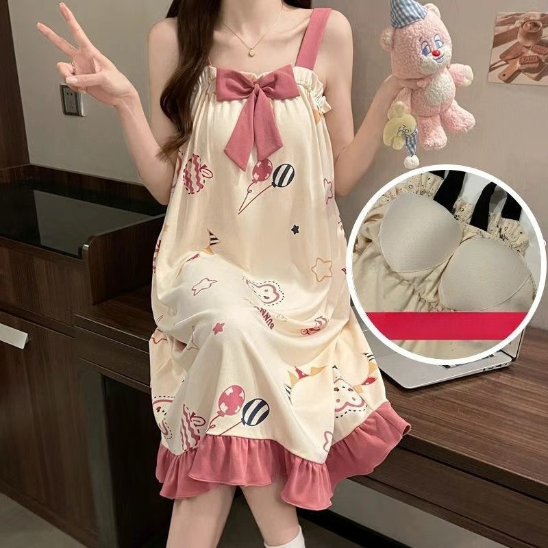 ชุดนอนเจ้าหญิงแสนหวานน่ารักสำห - Summer Clothing Young Women บทวิจารณ์และราคา