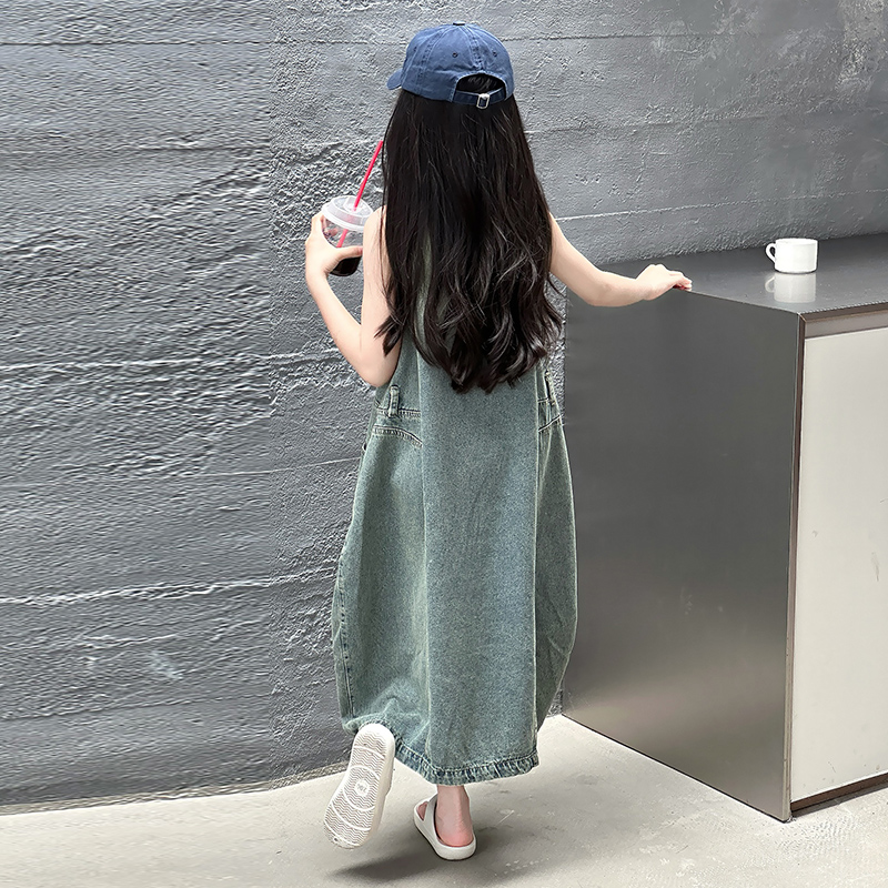 Vintage Blue เด็กหญิงคุณภาพสูง - Summer Clothing Vintage บทวิจารณ์และราคา