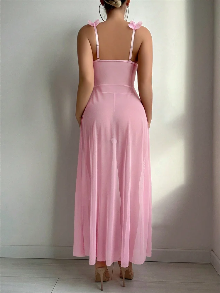 ชุดนอนเซ็กซี่ลายดอกไม้สีชมพูสำ - Summer Clothing Sale Women บทวิจารณ์และราคา