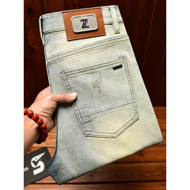 กางเกงยีนส์ทรงสลิมขาเล็กสำหรับ - Vintage Summer Clothing Brand บทวิจารณ์และราคา