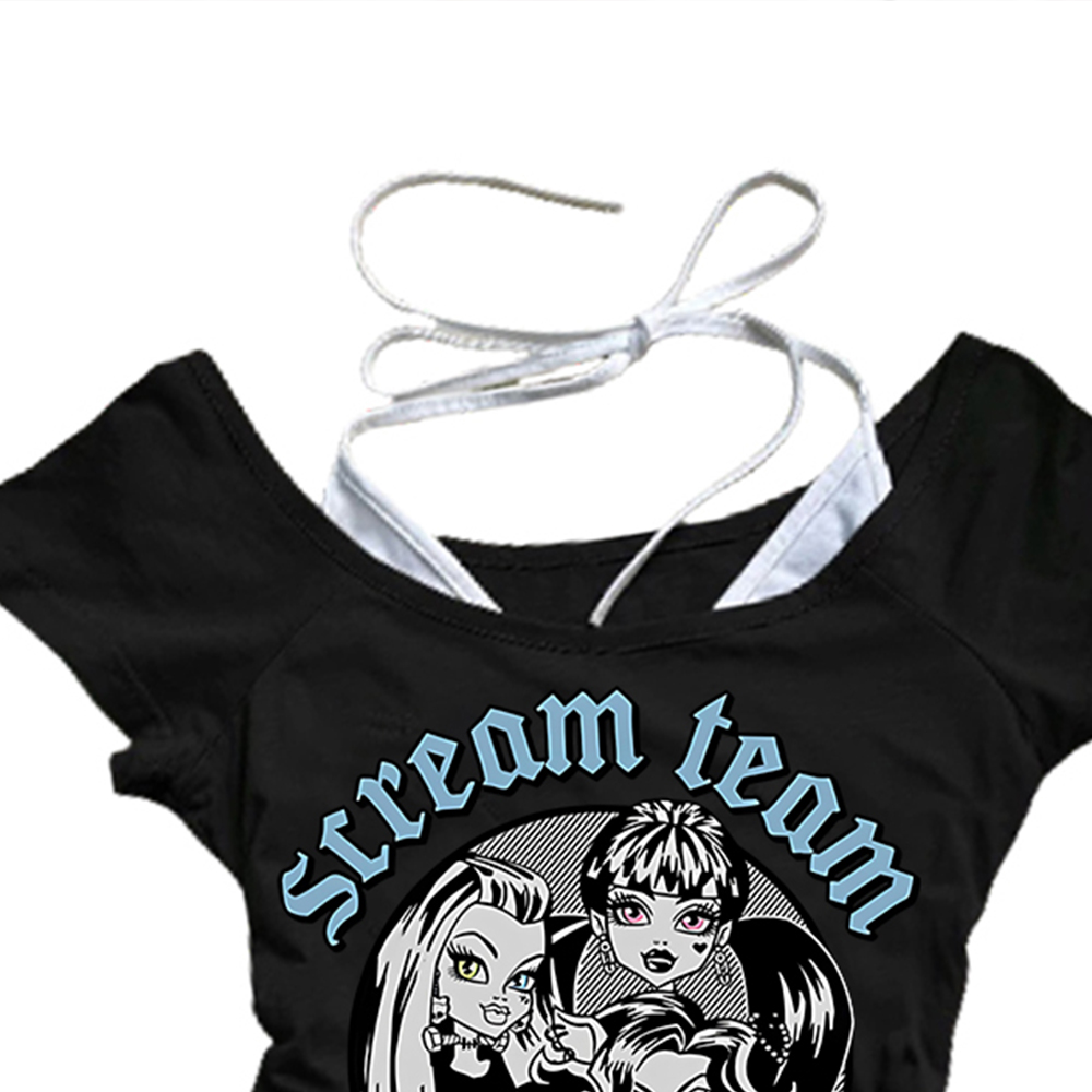 ความงามPunk Fairy Tee Kawaiiเด - Summer Clothing Newborn บทวิจารณ์และราคา