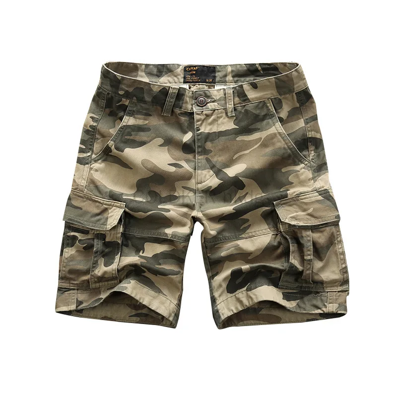 Camouflage Cargo กางเกงขาสั้นส - Vintage Summer Clothing Brand บทวิจารณ์และราคา