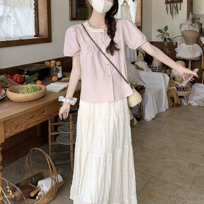 แฟชั่นลูกไม้ Spliced เสื้อฤดูร - Summer Clothing In French บทวิจารณ์และราคา