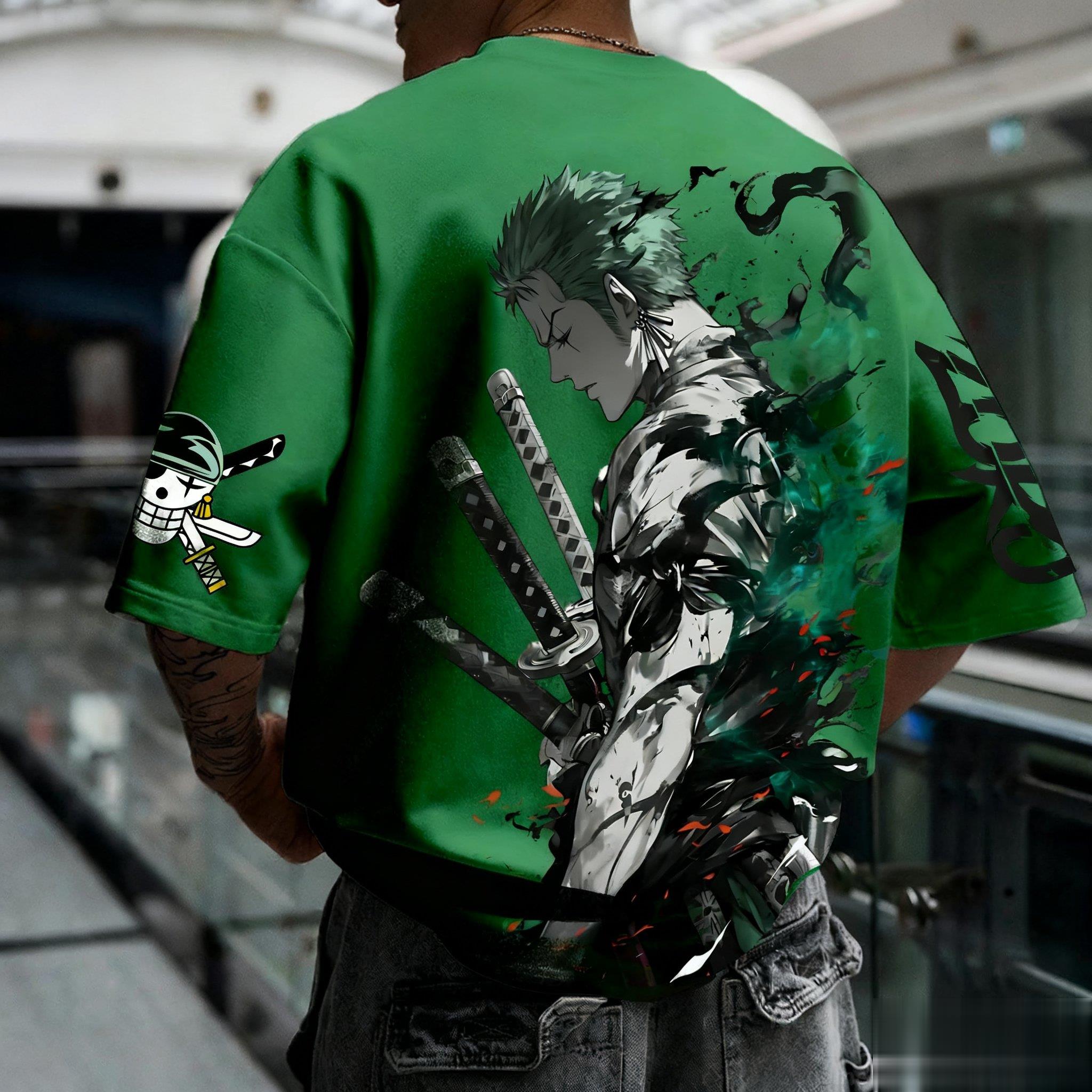 เสื้อยืดลายกราฟิกอนิเมะวันพีซ  - Summer Clothing Men 2025 บทวิจารณ์และราคา
