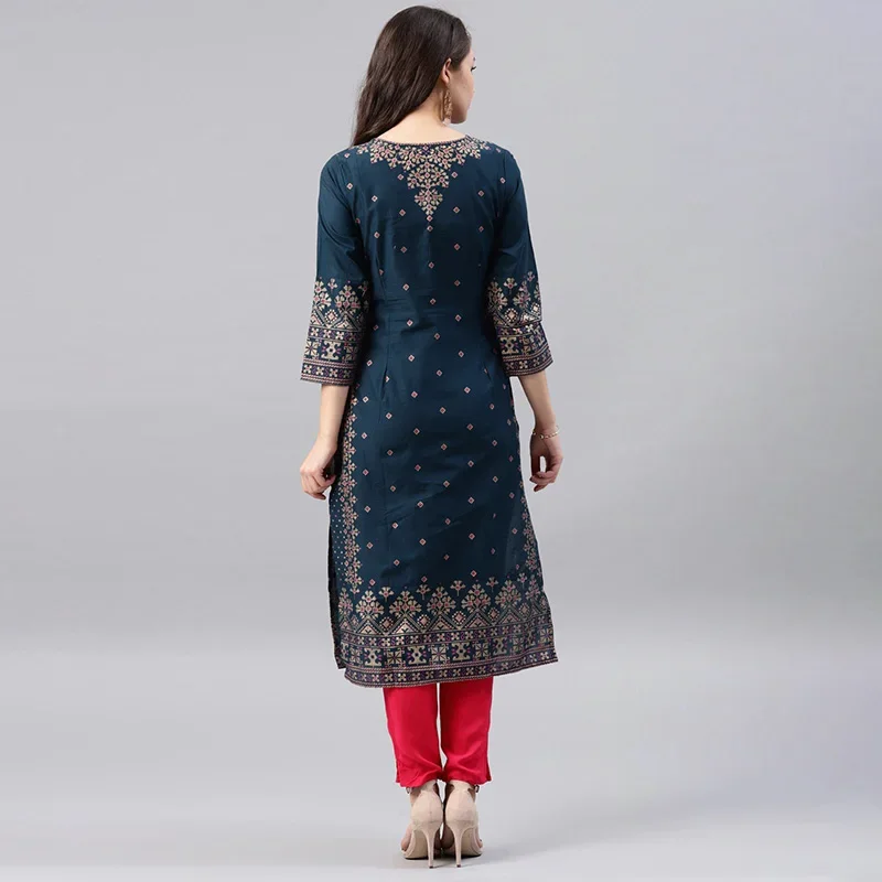 ชุดอินเดีย Kurtas สําหรับผู้หญ - Summer Clothing India บทวิจารณ์และราคา